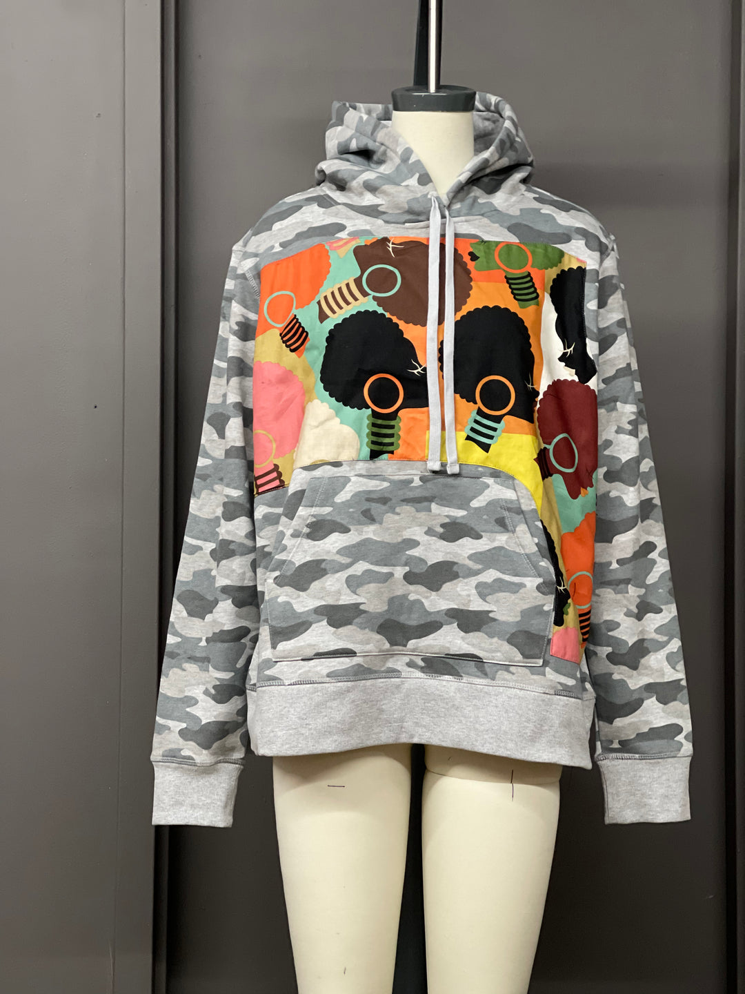 Grey Camo Fleece Lined Hoodie – JUNNY.NYC