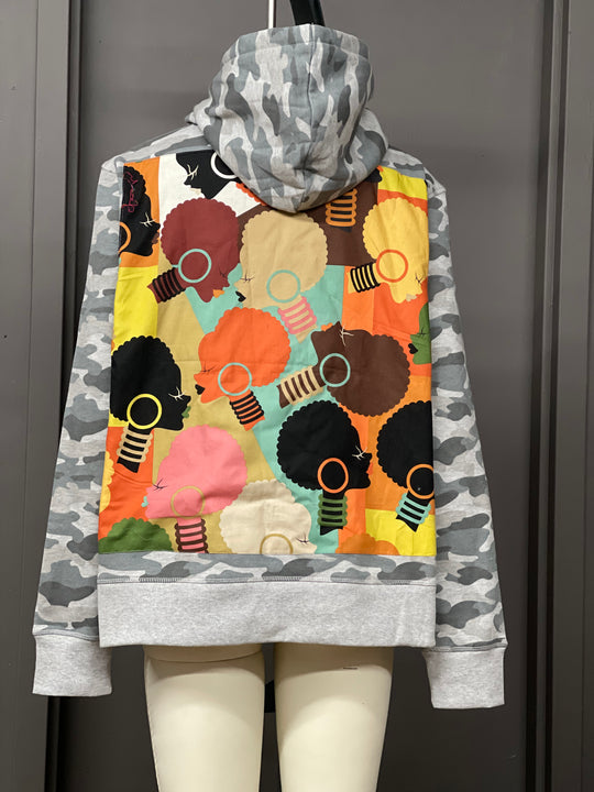 Grey Camo Fleece Lined Hoodie – JUNNY.NYC